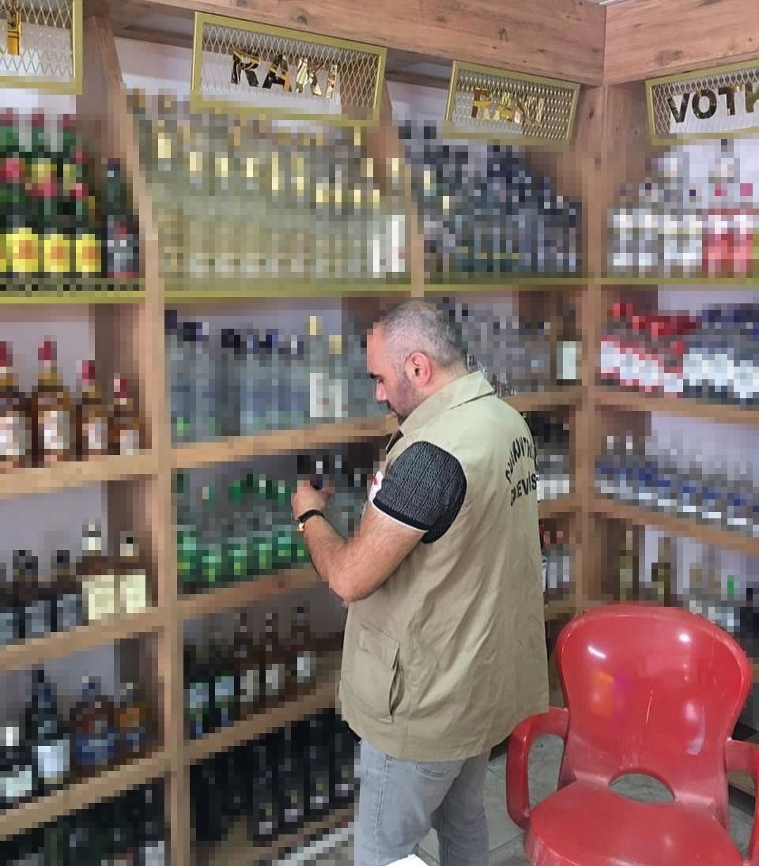 Gazipaşa'da kaçak alkol denetimi