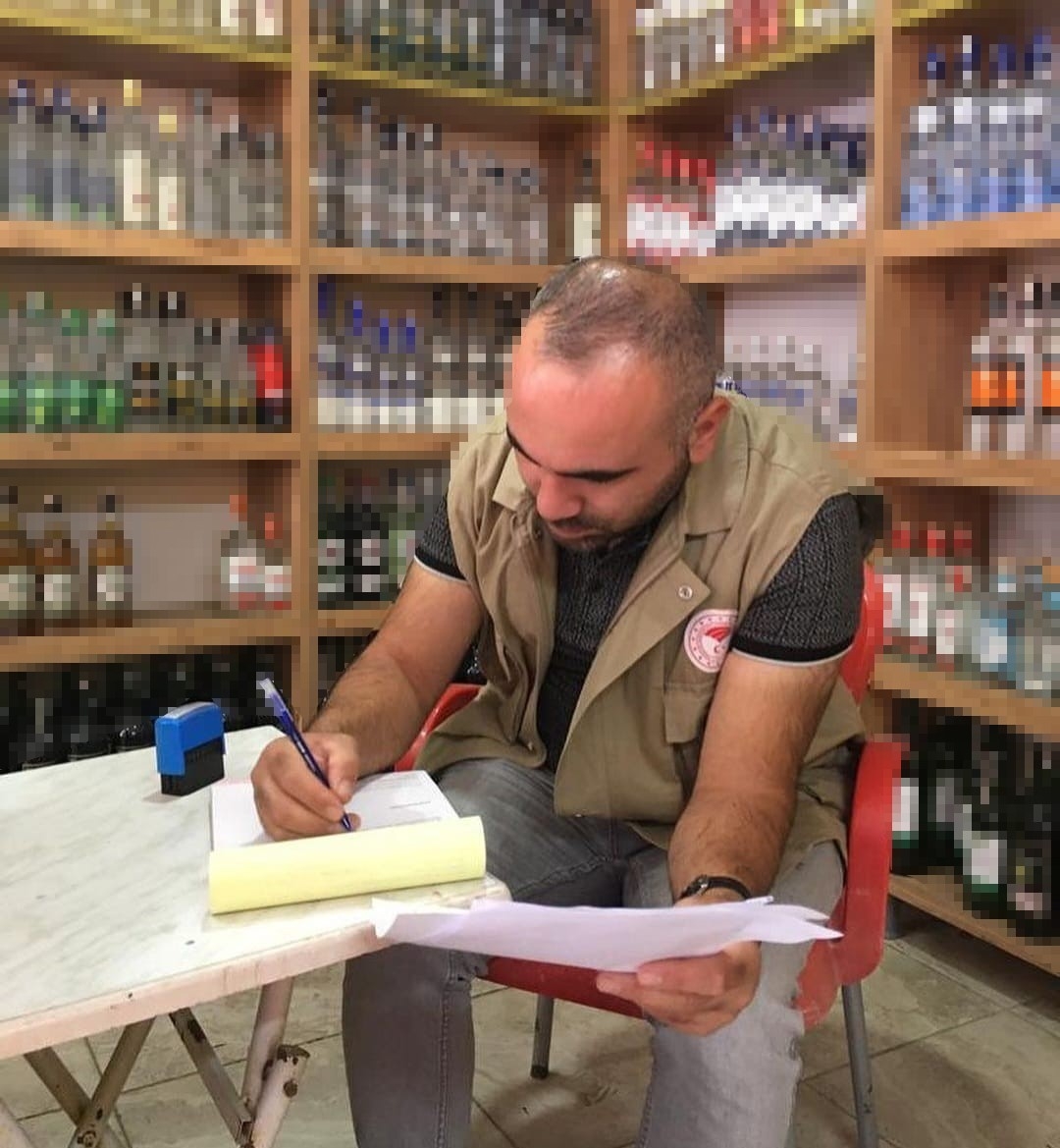 Gazipaşa'da kaçak alkol denetimi