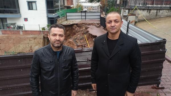 İstinat duvarı çöktü, 6 katlı apartman boşaltıldı
