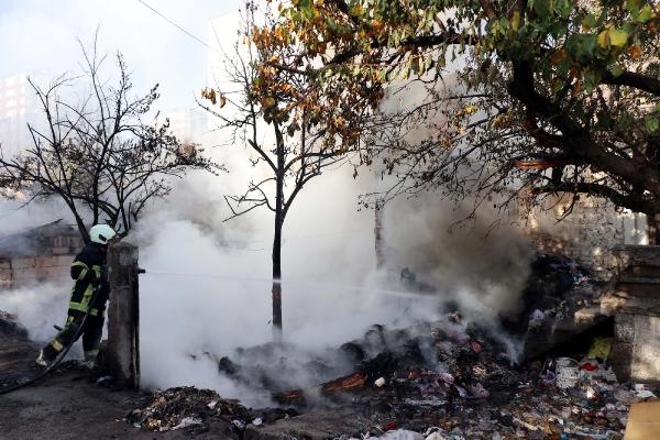 Kayseri'de müstakil evde yangın