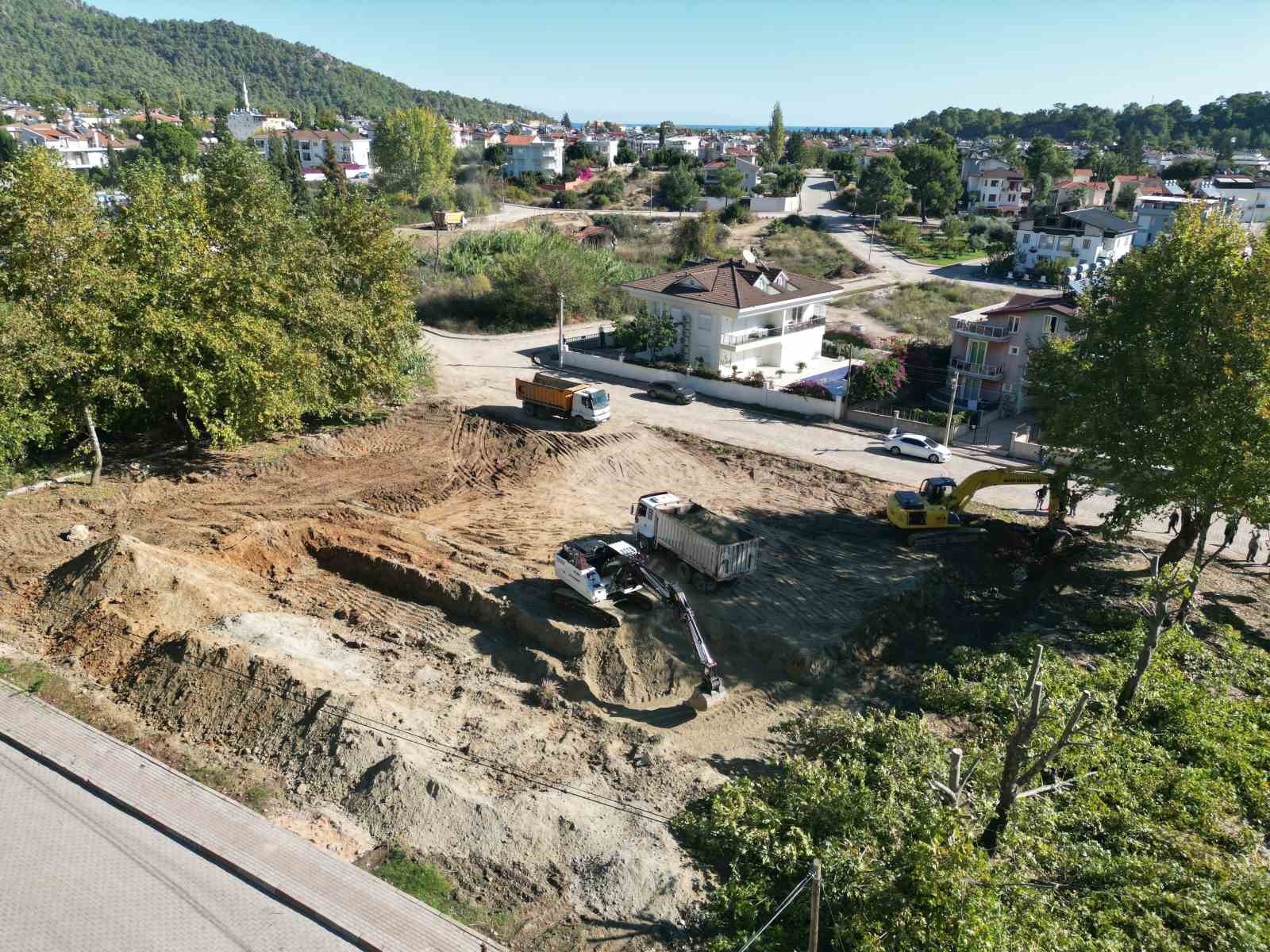 Kemer Göynük Mahalesi Kapalı Pazar yeri inşaatı başladı