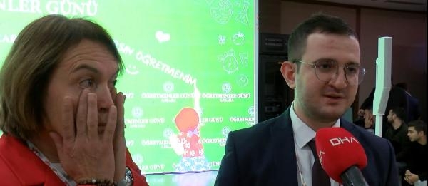 Öğrencisinin öldürdüğü okul müdürünün eşi 'Öğretmenler Günü' programında