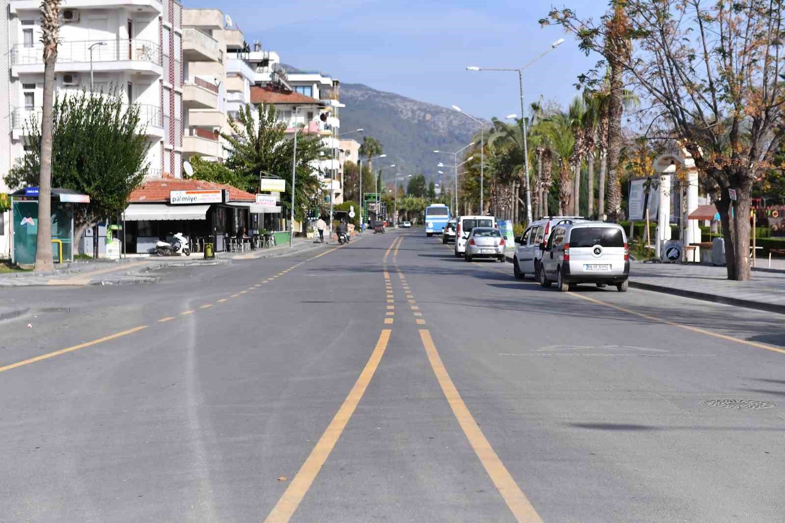 Anamur'da iskele yolu yenilendi