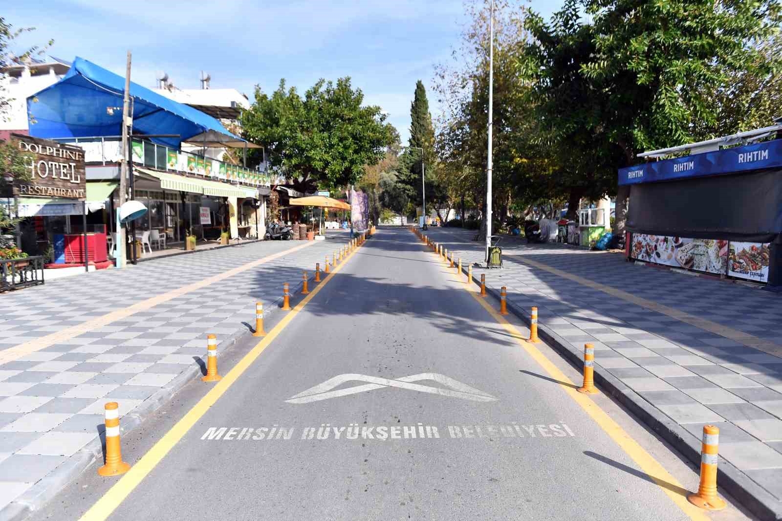 Anamur'da iskele yolu yenilendi