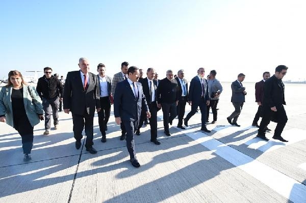 Bakanlar Özhaseki ile Ersoy, Hatay'da