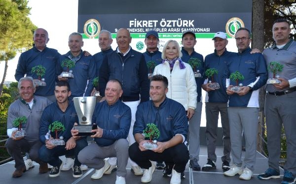 Fikret Öztürk Golf Turnuvası sona erdi