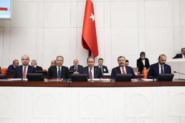 İçişleri ve Sağlık bakanlıkları bütçeleri, TBMM'de
