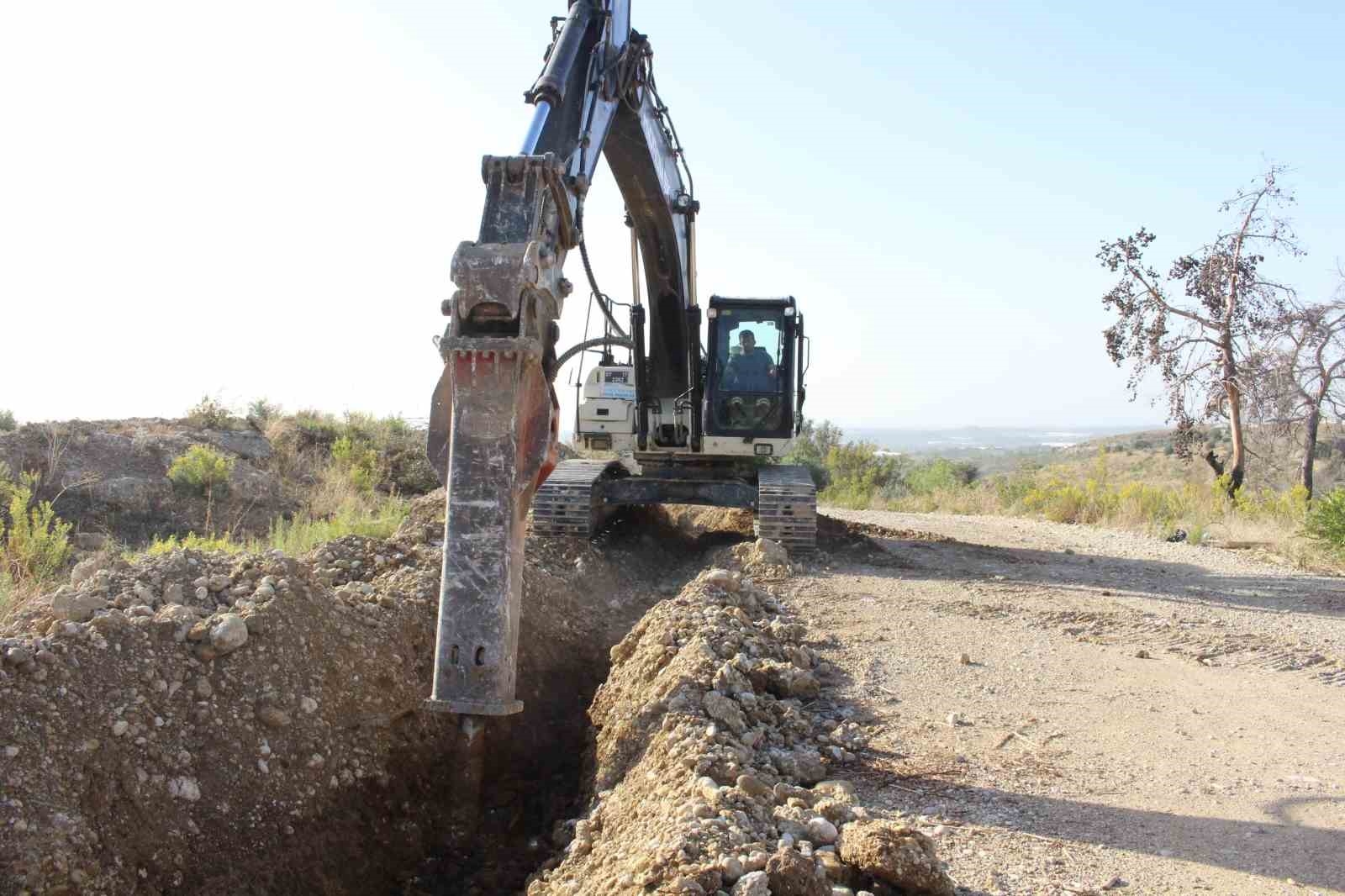 Manavgat Yukarı Işıklar'ın su sorunu çözülüyor
