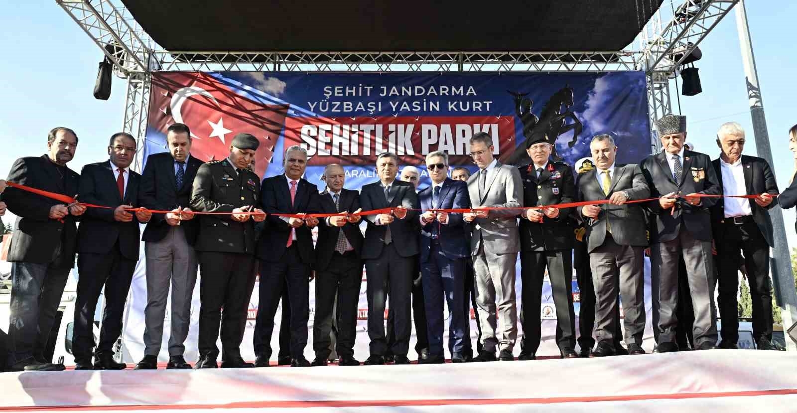 Muratpaşa'da Şehitlik Parkı törenle açıldı
