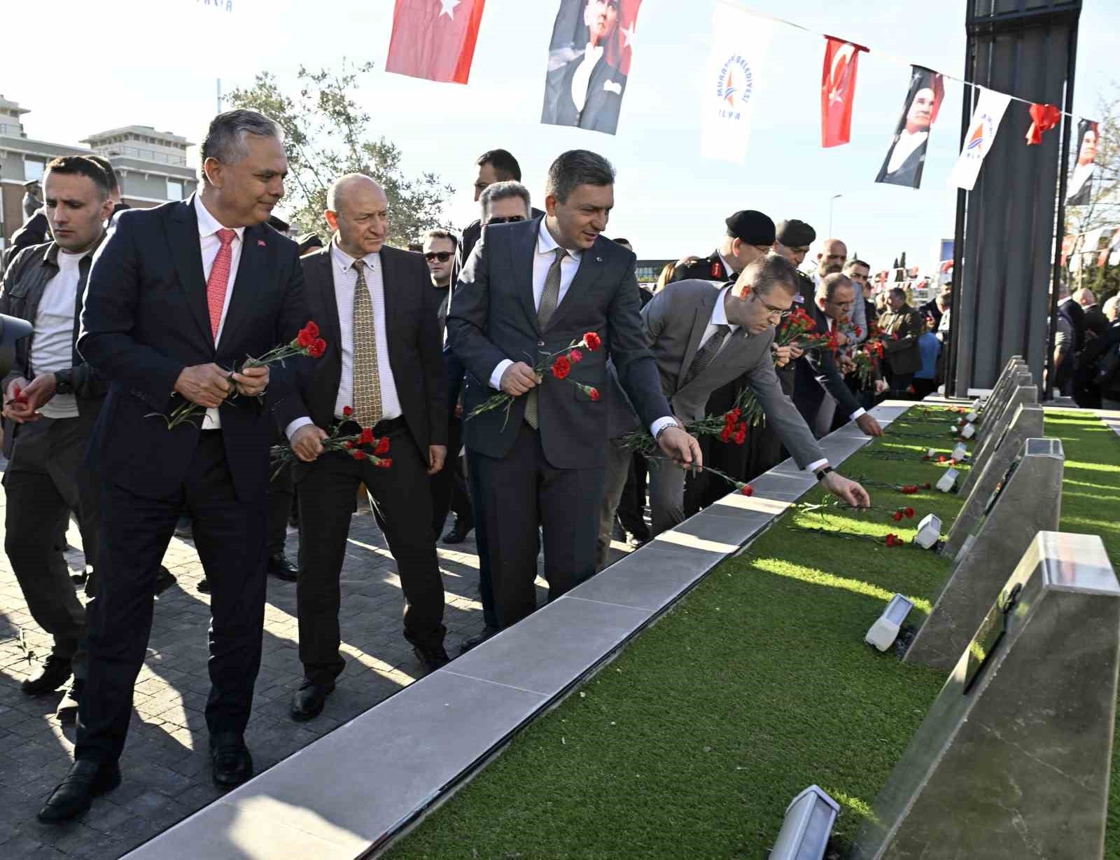 Muratpaşa'da Şehitlik Parkı törenle açıldı