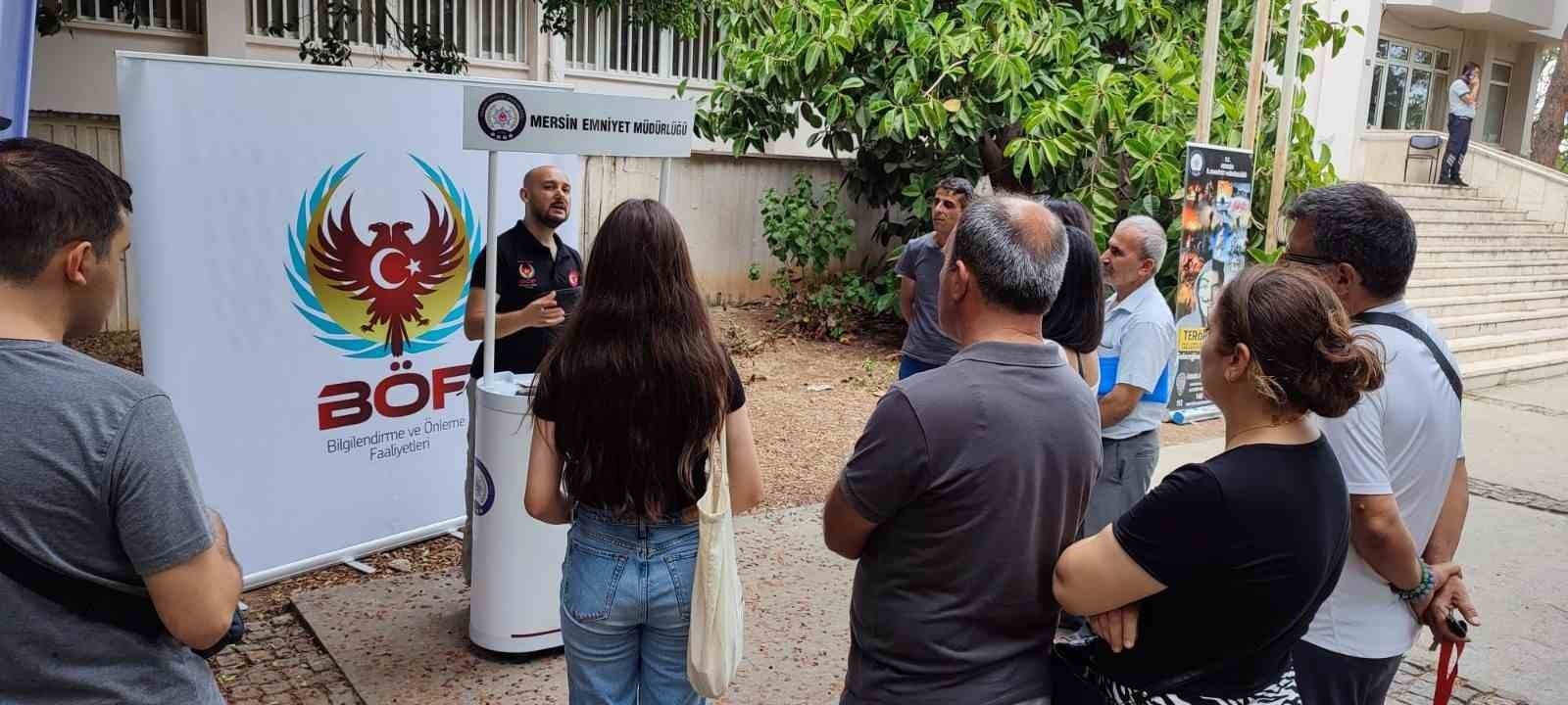 Üniversite öğrencileri terör örgütlerine karşı bilgilendirildi