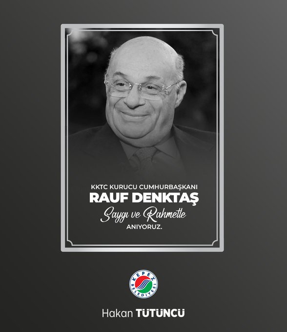 Tütüncü, Denktaş’ı Andı