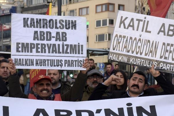 ABD Dışişleri Bakanı'na protesto