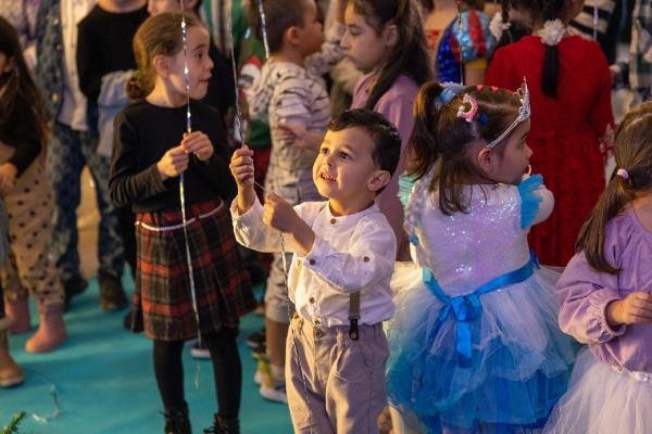 Akkuyu NGS sahasında çocuklar yeni yılı karşıladı