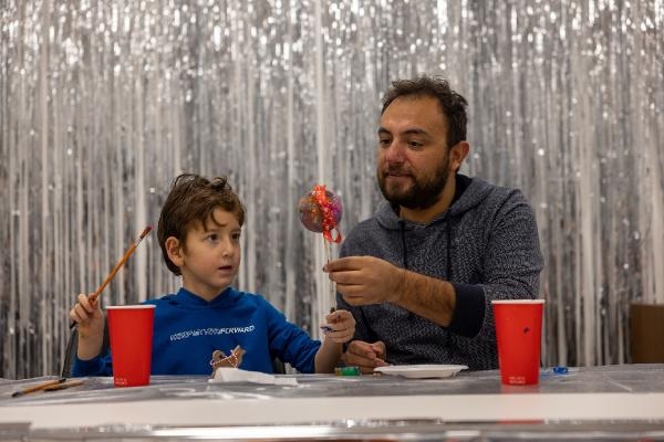 Akkuyu NGS sahasında çocuklar yeni yılı karşıladı