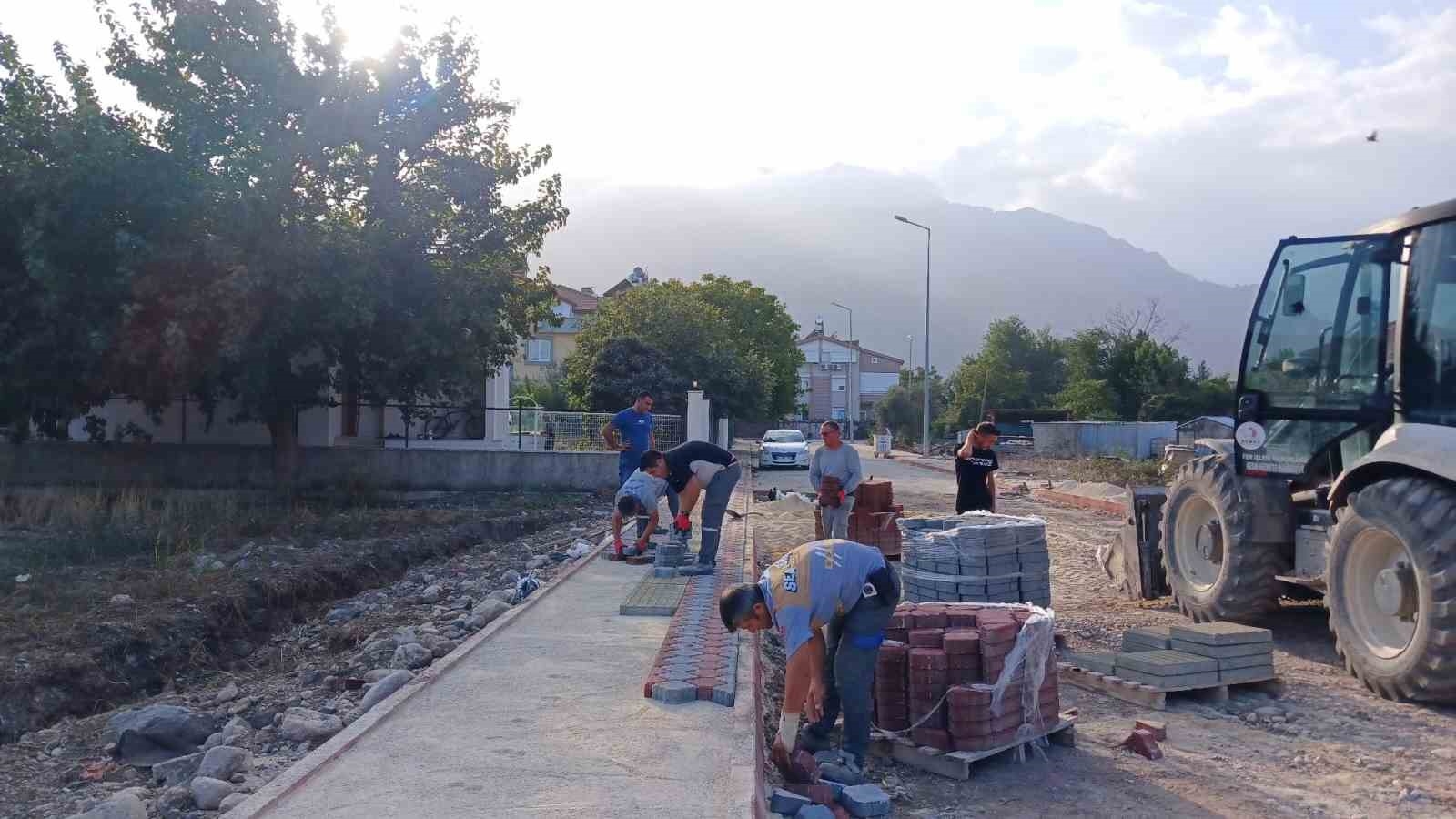 Arslanbucak Mahallesi'nde 2 sokakta altyapı çalışmaları tamamlandı