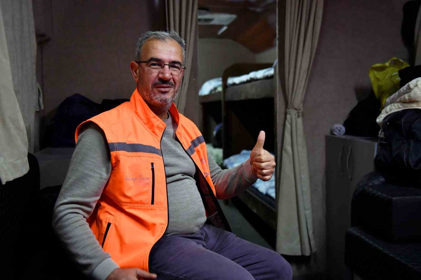 Belediye personeline ev gibi mobil otobüs