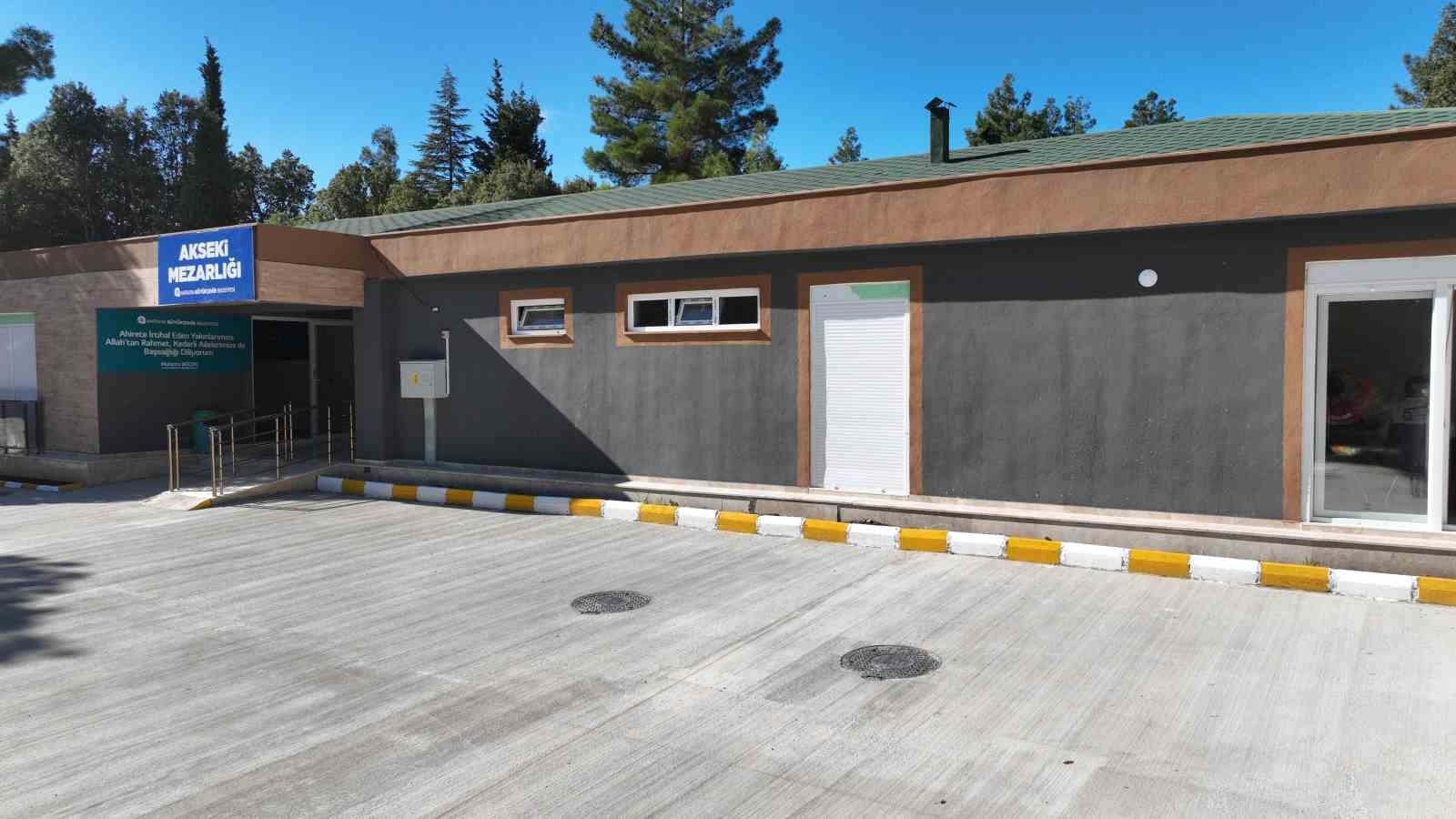 Büyükşehir Belediyesi'nden Akseki'ye gasilhane ve mezarlık hizmeti