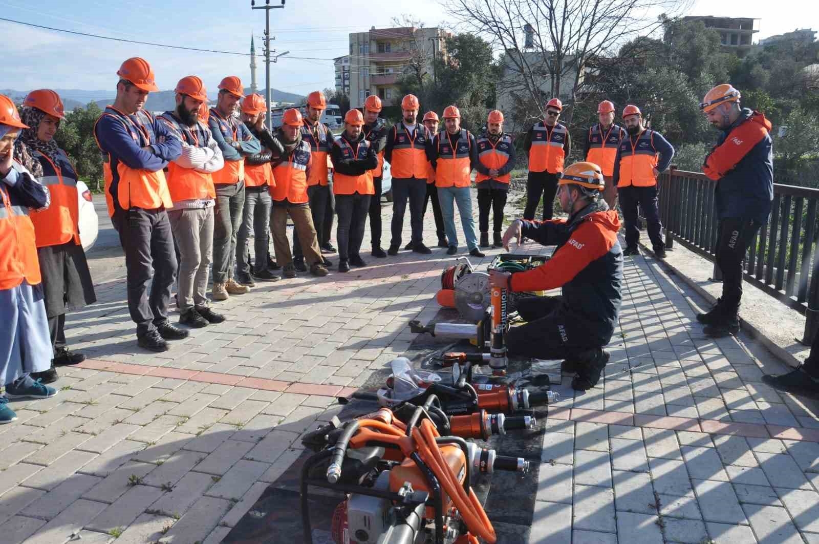 Gazipaşa'da enkaz tatbikatı yapıldı