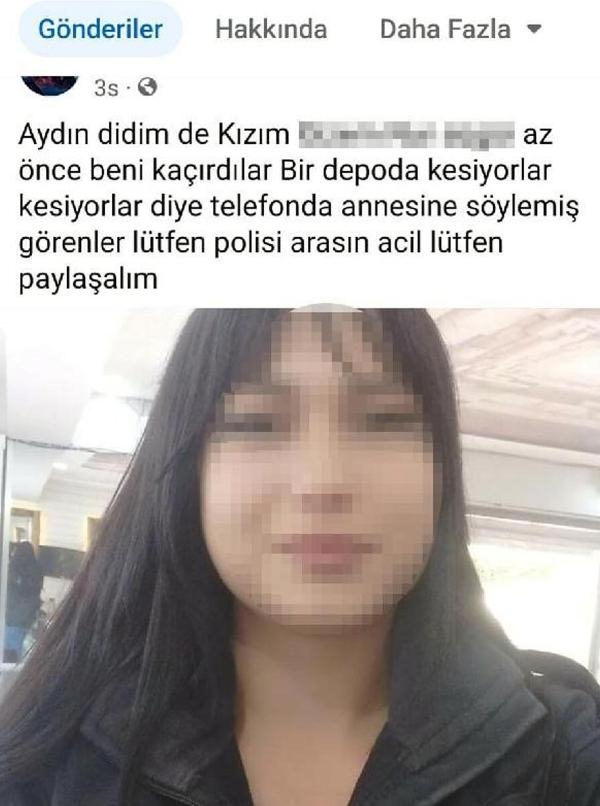 Kaçırılıp alıkonulduğunu söylemişti, senaryo çıktı