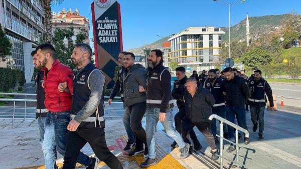 Kafes-32 operasyonunda suç örgütü lideri ile 11 şüpheli adliyede