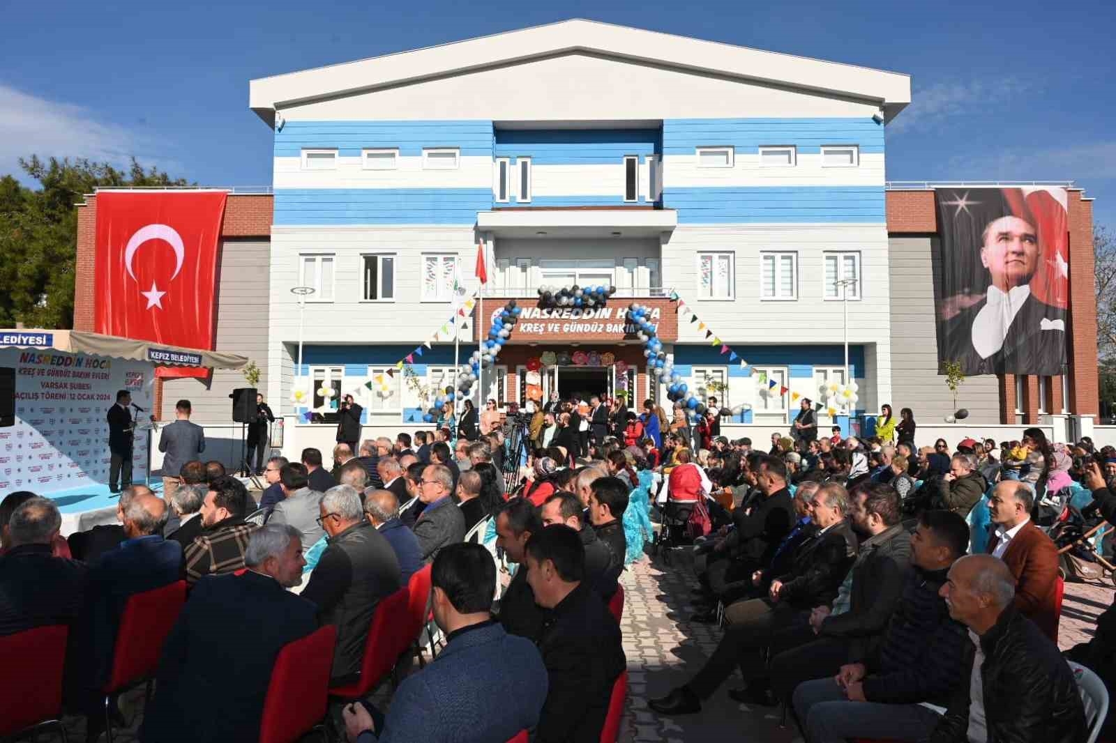 Kepez'in 6. kreşi Varsak'a açıldı