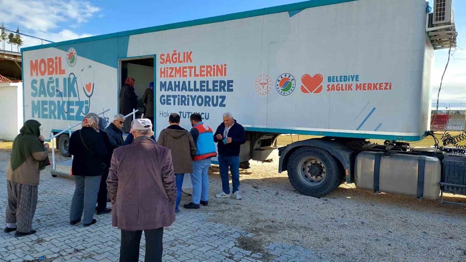 Kepez'in mobil hizmetleri Elmalı'da
