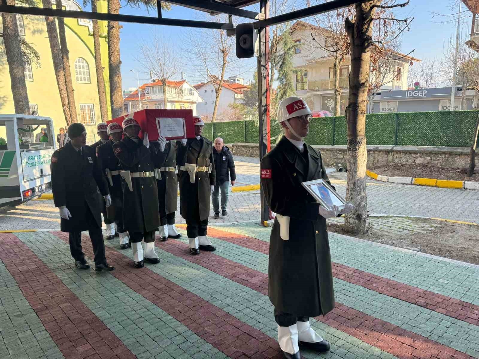 Kıbrıs gazisi Isparta'da son yolculuğuna uğurlandı
