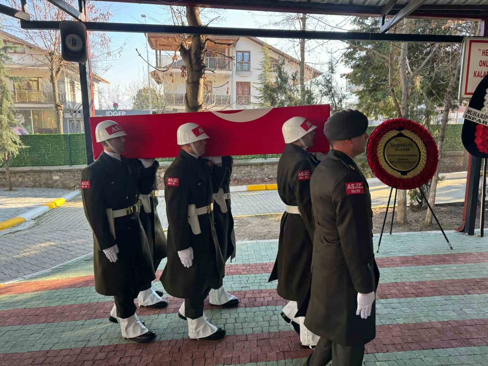 Kıbrıs gazisi Isparta'da son yolculuğuna uğurlandı