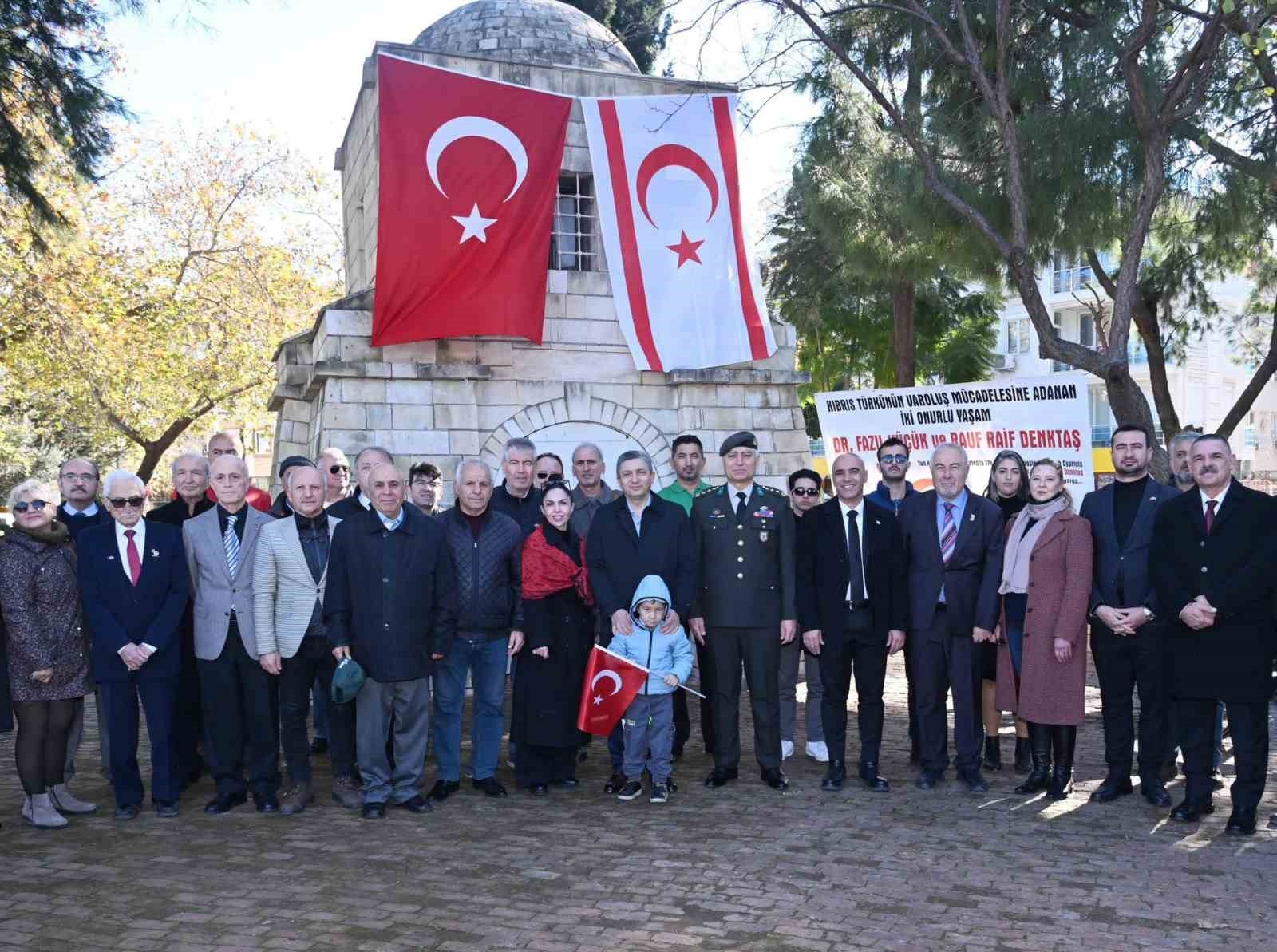 Kıbrıs Türkü'nün milli kahramanları Antalya'da anıldı