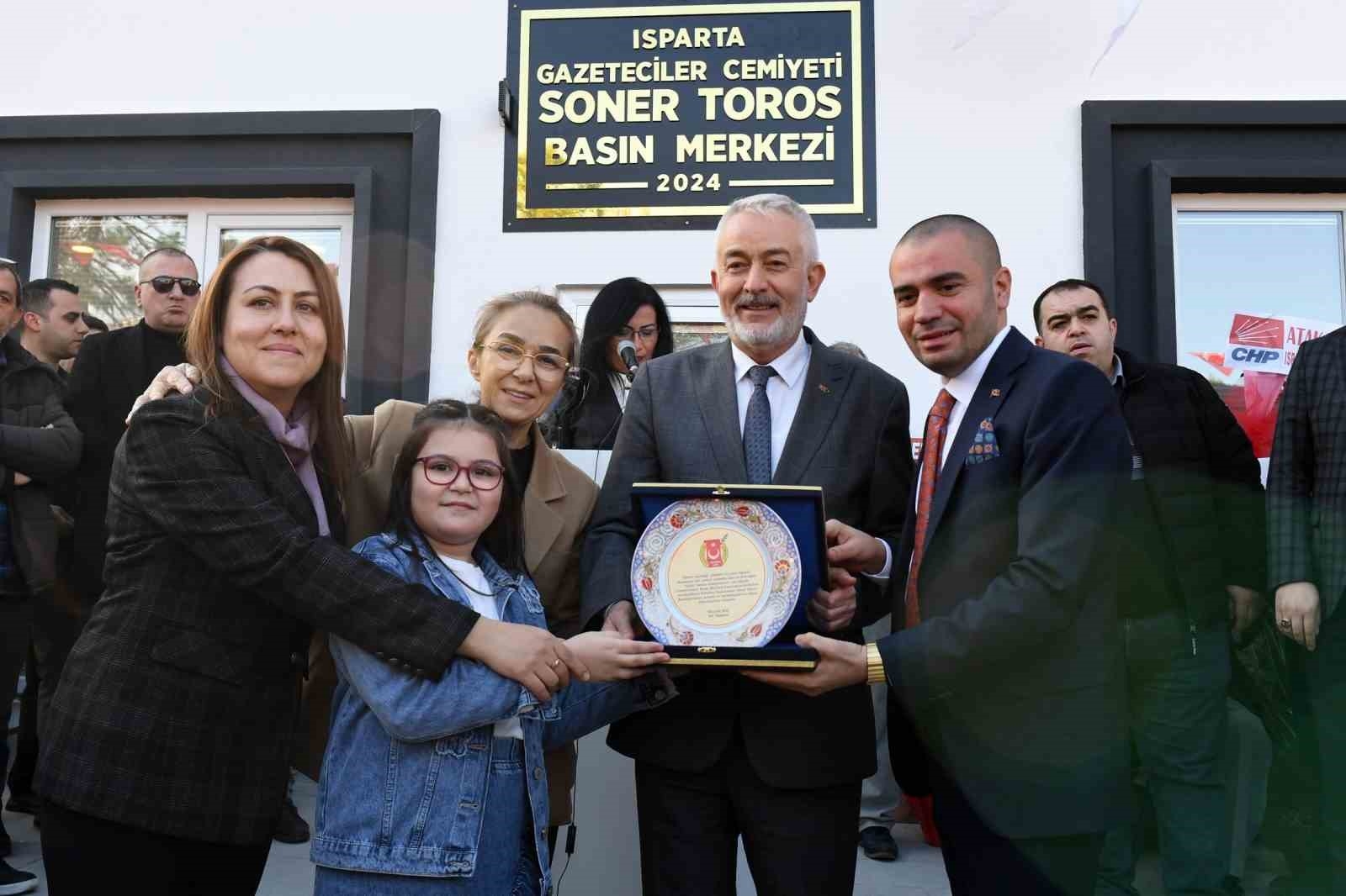 Soner Toros Basın Merkezi törenle açıldı