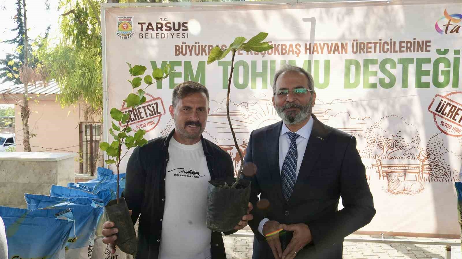 Tarsus Belediyesi 5 yılda 7 milyon fide 500 bin fidan dağıttı