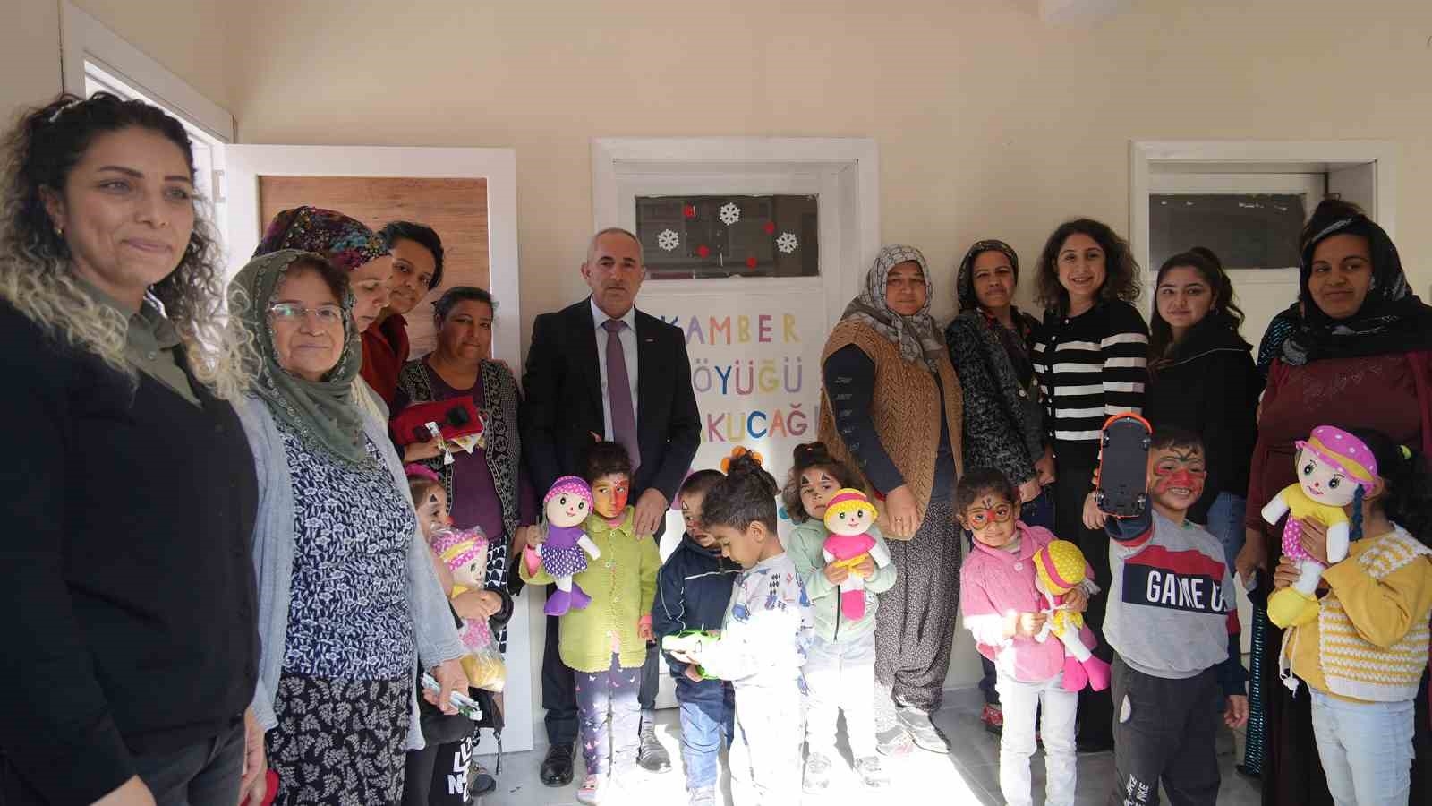 Tarsus'ta kırsal mahallelerde yeni kreşler hayata geçiyor