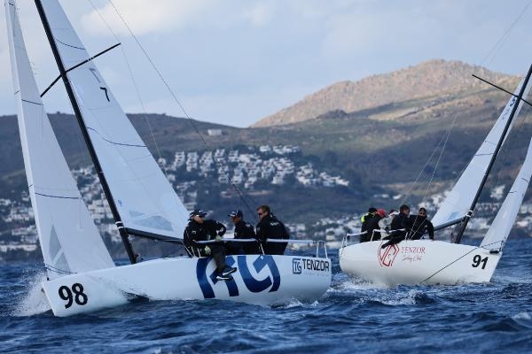 Tenzor International Cup Yelken Yarışları'nda ikinci etap heyecanı