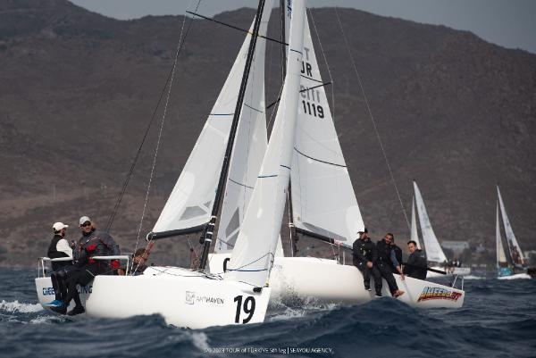 Tenzor International Cup Yelken Yarışları'nda ikinci etap heyecanı