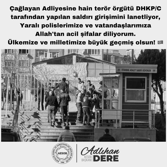 Dere’den adliye saldırısı kınaması