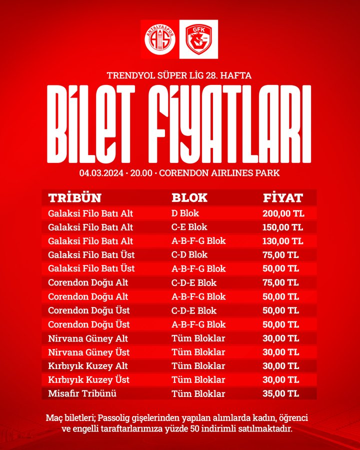 Biletler satışa çıktı