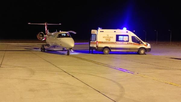 Ambulans uçak Yılmaz bebek için uçtu