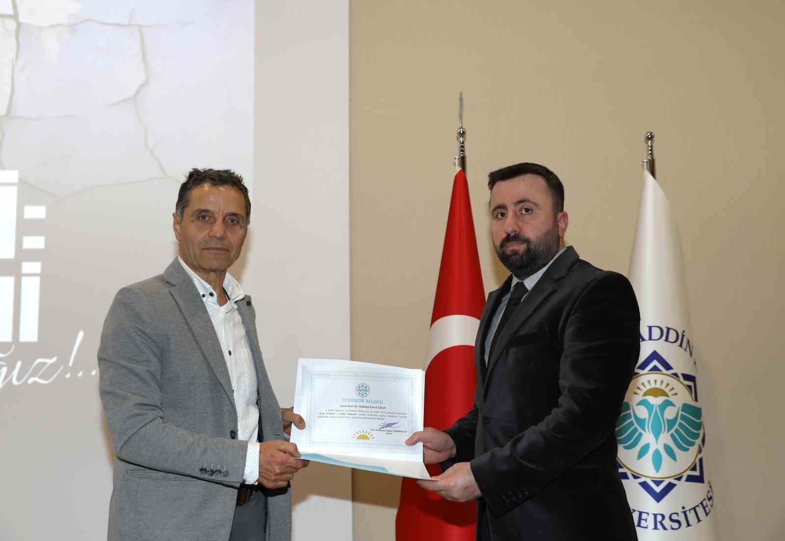 Asrın felaketinde hayatını kaybedenler ALKÜ'de anıldı