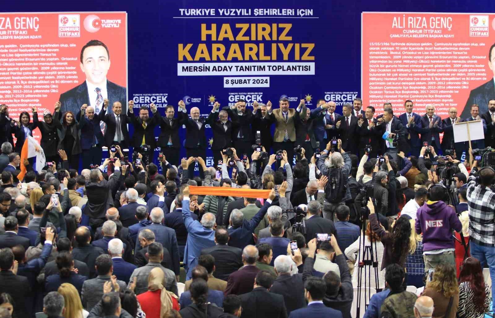 Cumhur İttifakı'nın Mersin adayları tanıtıldı