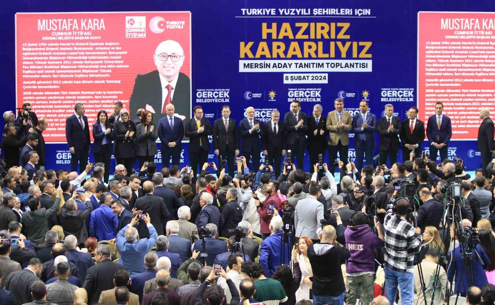 Cumhur İttifakı'nın Mersin adayları tanıtıldı