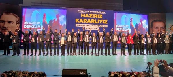 Denizli'de AK Parti'nin ilçe belediye başkan adayları açıklandı