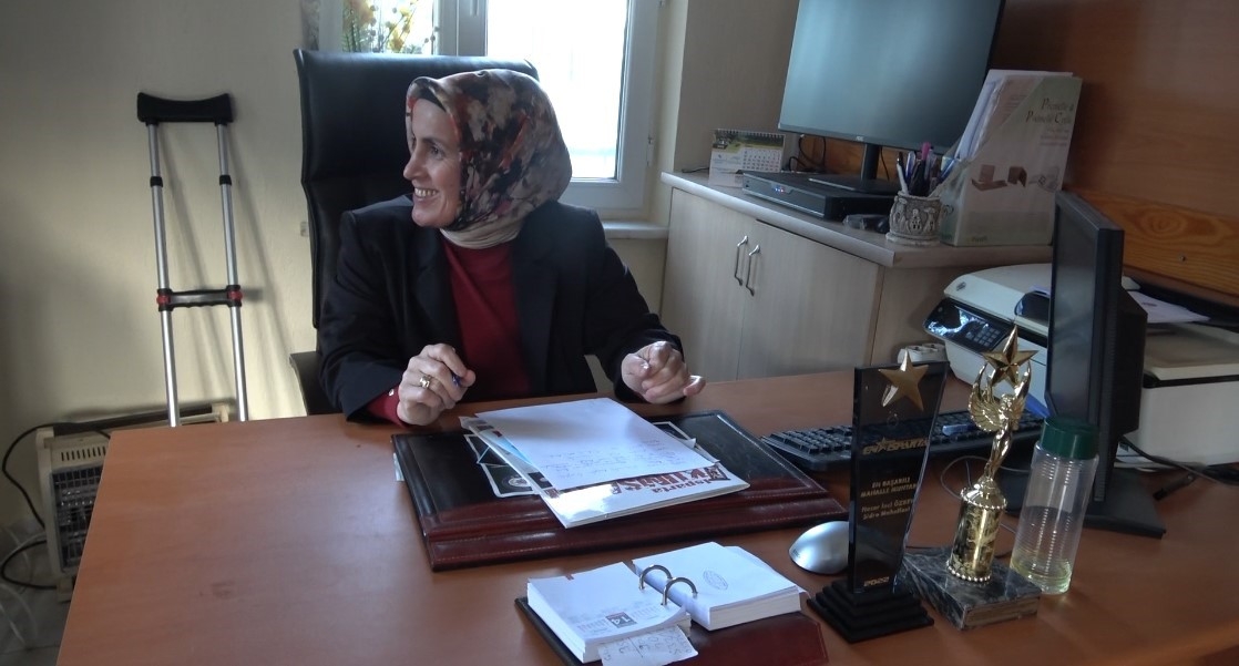 Engelini yok saydı, gelin geldiği mahalleye muhtar oldu