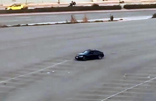 Hastane otoparkında drift atan sürücüye 33 bin lira ceza