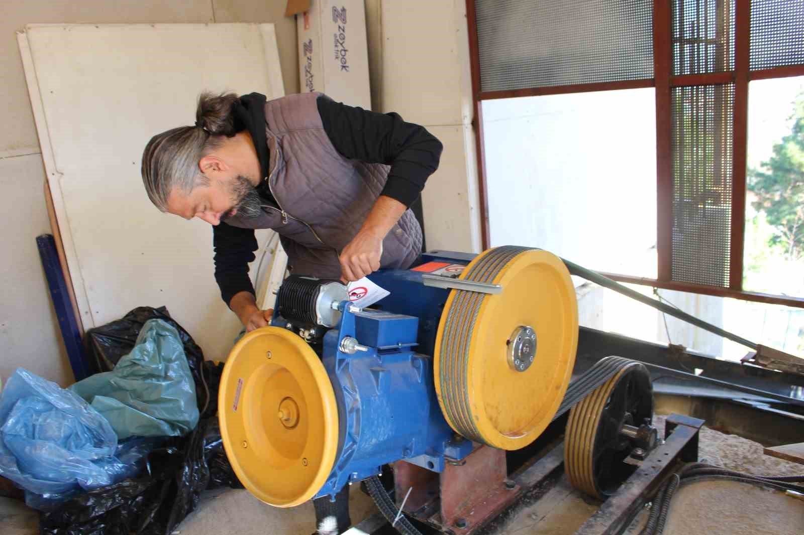 Manavgat Türkbeleni'nde panoramik asansörler tamir ediliyor