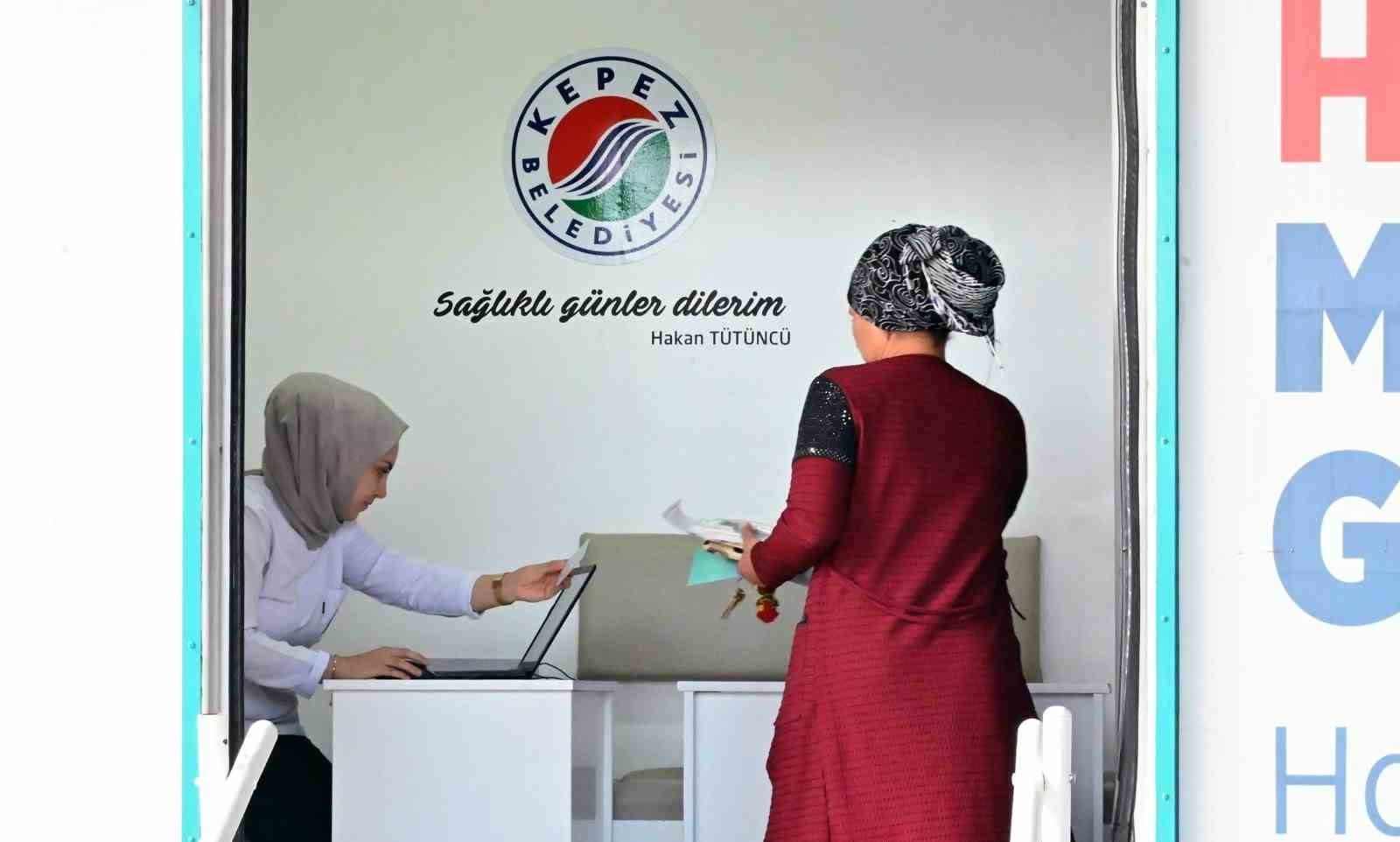 Mobil sağlık merkezinde 13 bin 848 kadına kanser taraması yapıldı