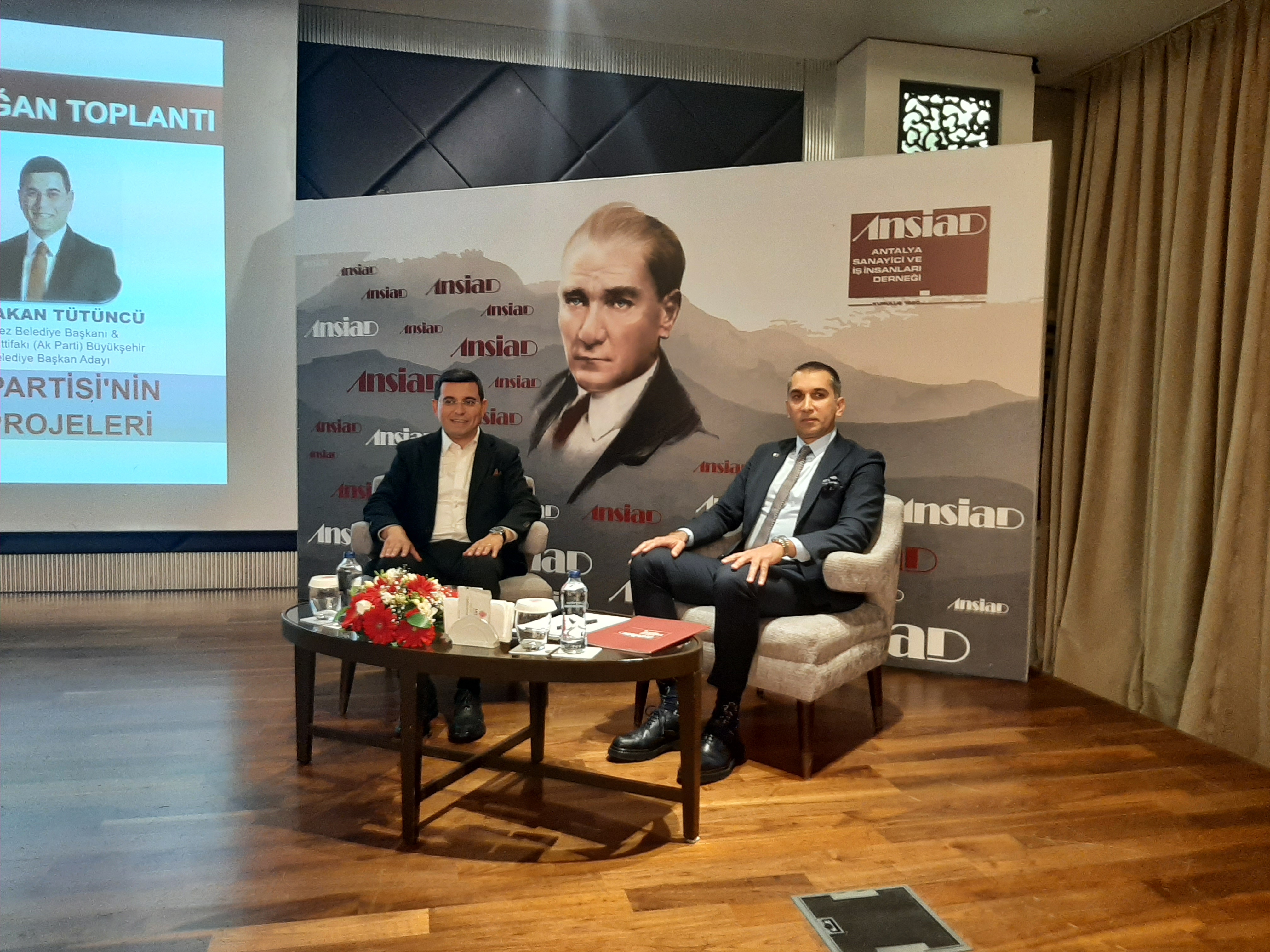 ANSİAD'ın konuğu Hakan Tütüncü oldu