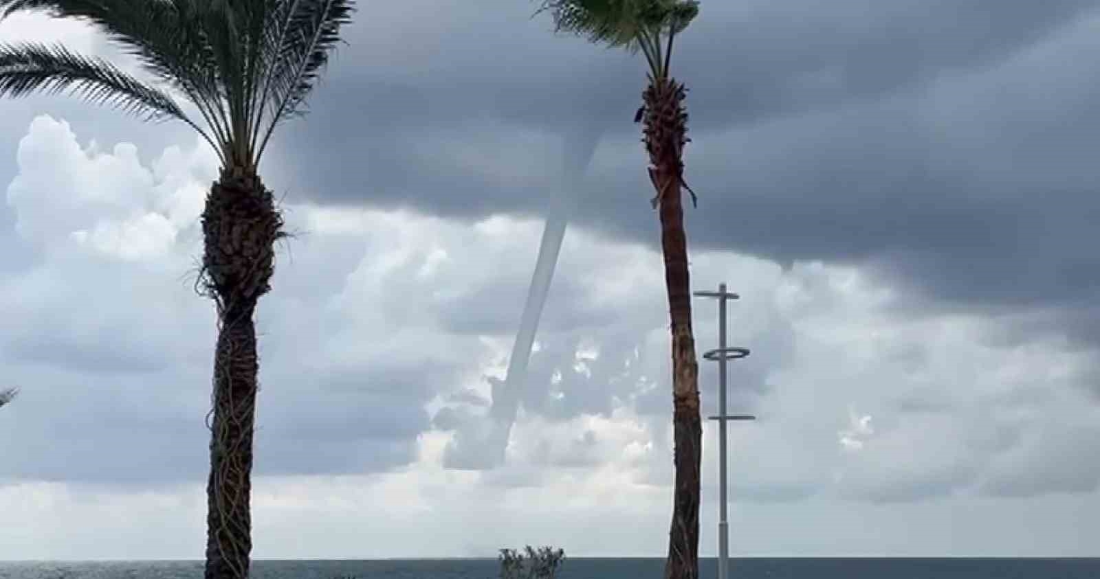 Alanya'da bir hortum daha görüldü