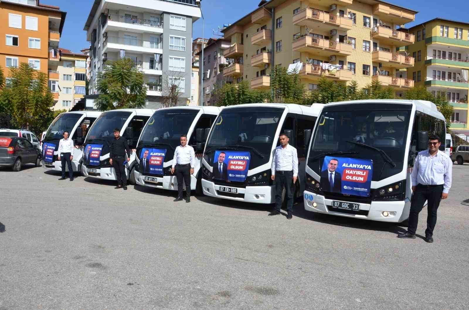 Alanya'da halk otobüslerinin sefer yapamadığı mahallelere midibüslerle ulaşım sağlanacak