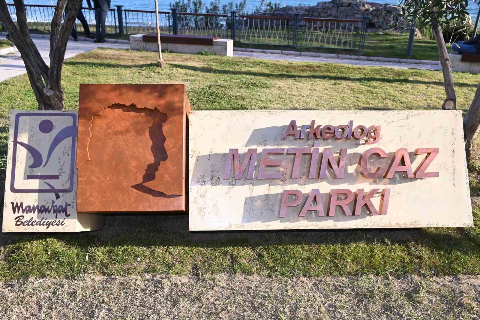 Arkeolog Metin Caz'ın hatırası Side'de yaşatılıyor